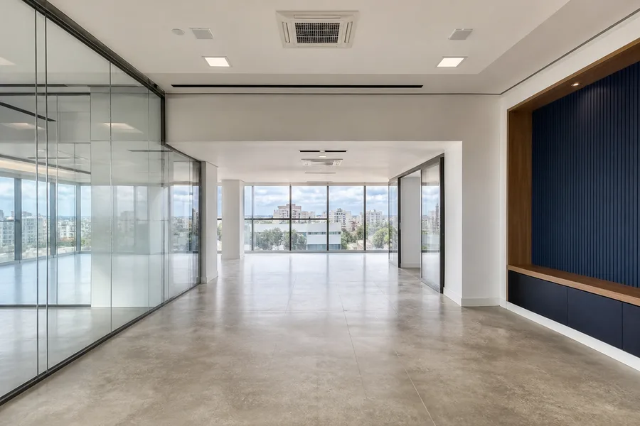 Sala comercial moderna e ampla na Asa Norte